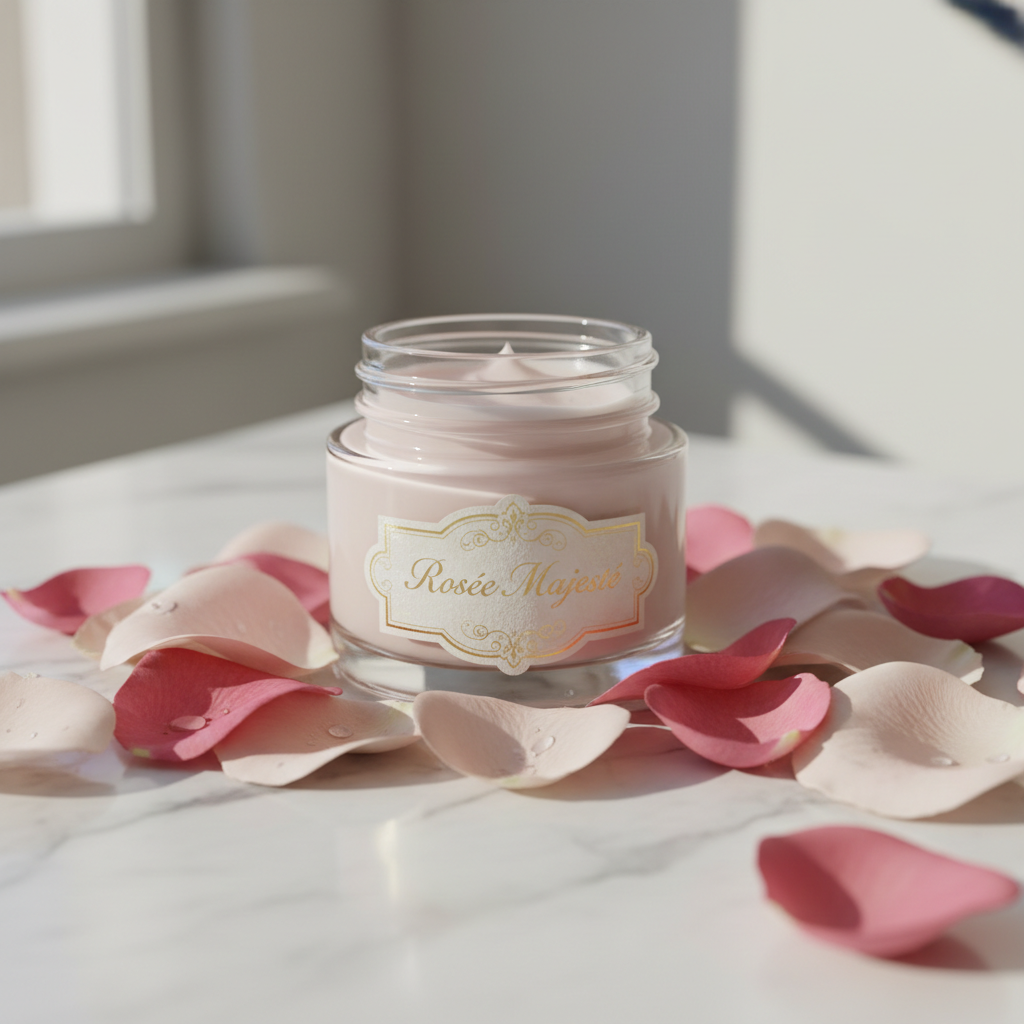 Baume visage Rosée Majesté – Soin naturel à la Rose artisanal suisse