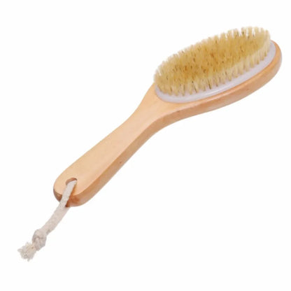 Brosse de Massage Corps en Sisal & Bois – Gommage & Exfoliation Naturelle