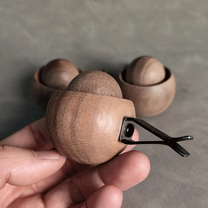 Diffuseur de parfum en bois naturel – Flacon vide rechargeable