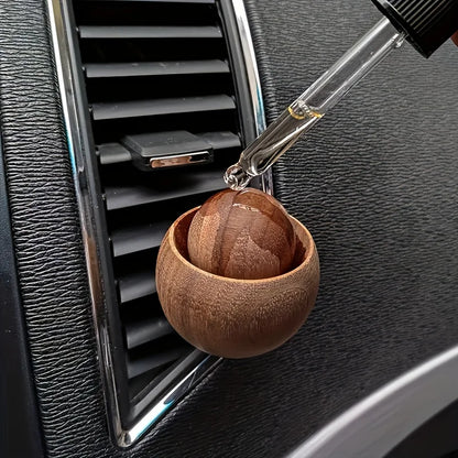 Diffuseur de parfum en bois naturel – Flacon vide rechargeable